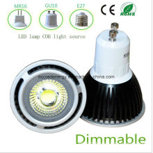 Dimmable 5W schwarzes GU10 COB LED Licht